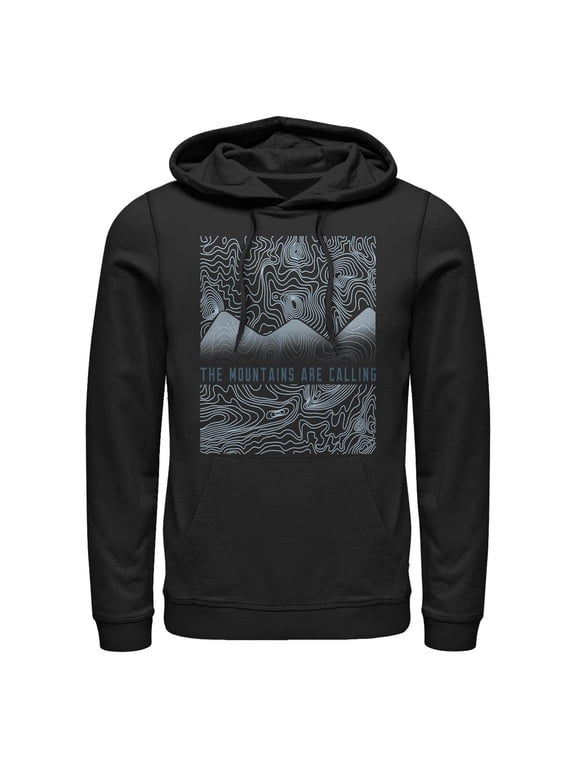 Men's Lost Gods The Mountains Are Calling Pull Over Hoodie