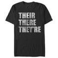 thumbnail image 1 of Men's Lost Gods Their There They're  Graphic Tee Black Small, 1 of 4