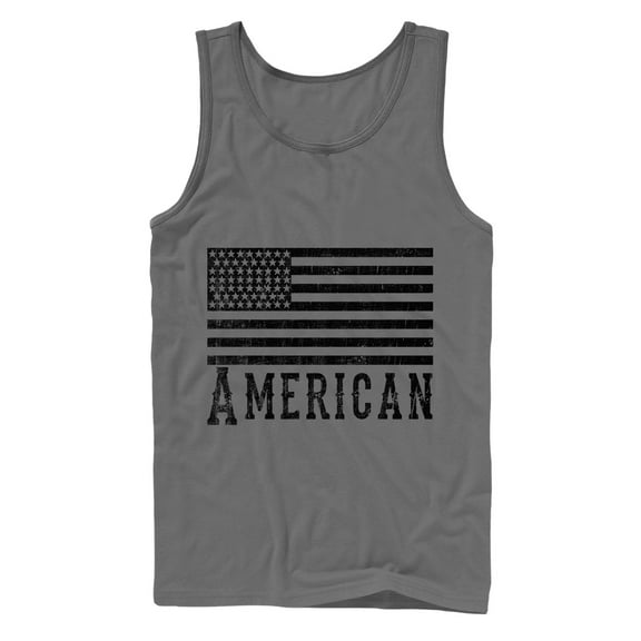 Men's Lost Gods Timeless American  Tank Top Charcoal Large
