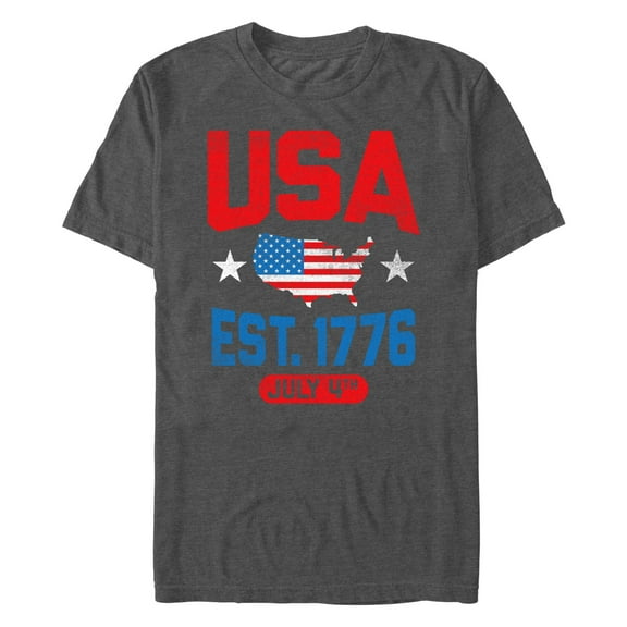 Men's Lost Gods USA EST. 1776 Distressed  Graphic T-Shirt