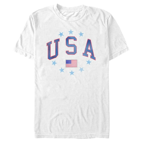 Men's Lost Gods USA Star Circle Graphic T-Shirt