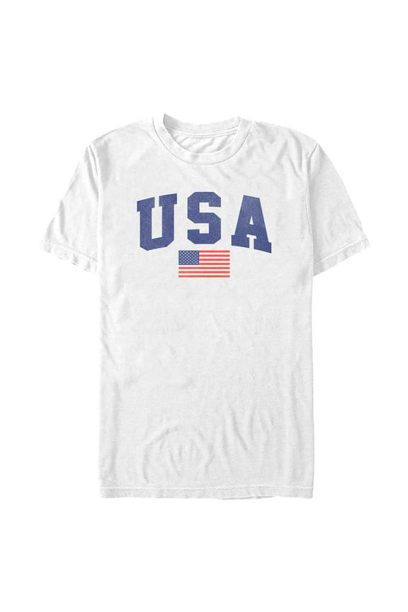 Men's Lost Gods Varsity USA Flag Graphic T-Shirt