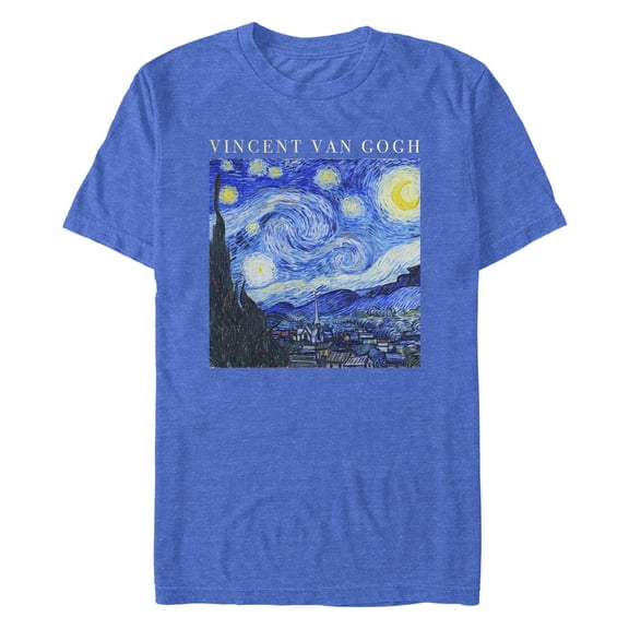 Men's Lost Gods Vincent Van Gogh The Starry Night Graphic T-Shirt