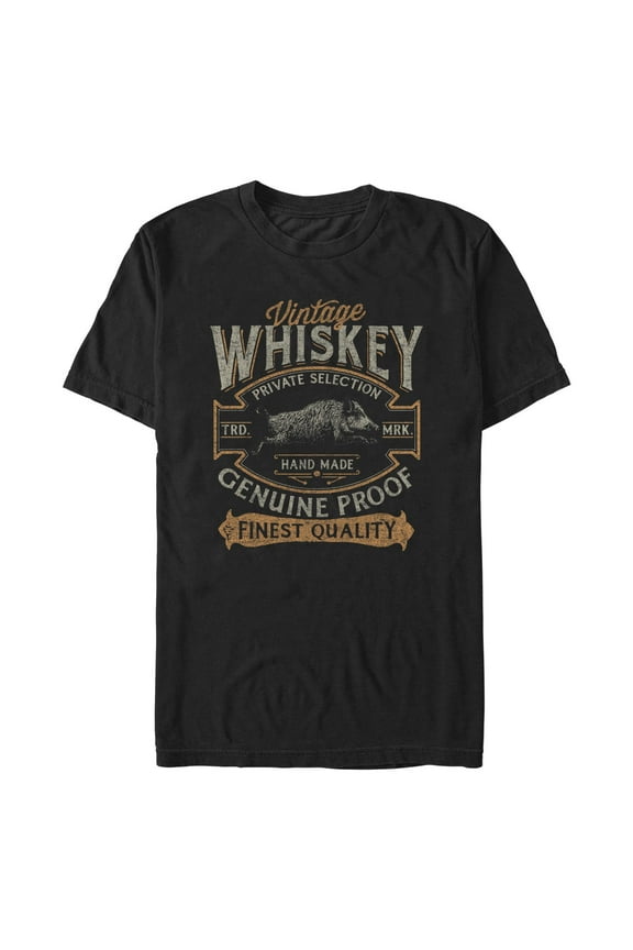 Men's Lost Gods Vintage Whiskey Logo Graphic T-Shirt