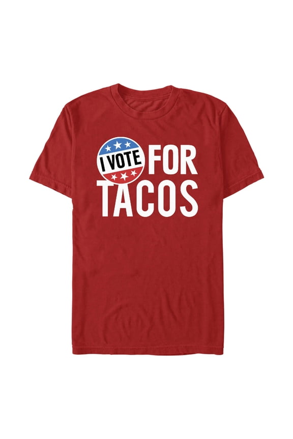 Men's Lost Gods Vote For Tacos  Graphic T-Shirt