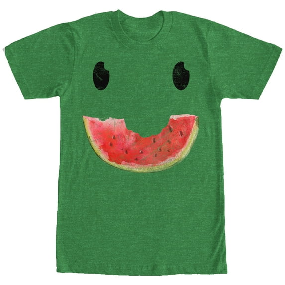 Men's Lost Gods Watermelon Smile Graphic Tee Kelly Heather Medium