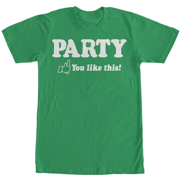 Men's Lost Gods You Like This Party Graphic Tee Kelly Green X Large