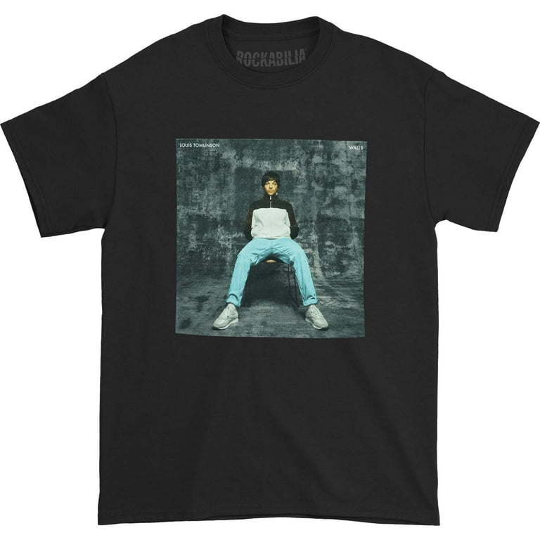 Men s Louis Tomlinson Walls in Black T shirt Medium Black
