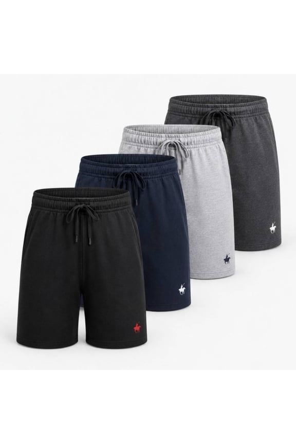 Men’s Lounge Pajama Shorts Lightweight Cotton Drawstring Sleep Shorts with Pockets