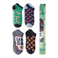 thumbnail image 1 of Men's Low Cut Socks, Football Game Mystery Gift Box, 4-Pack, Size 6.5-12, 1 of 6