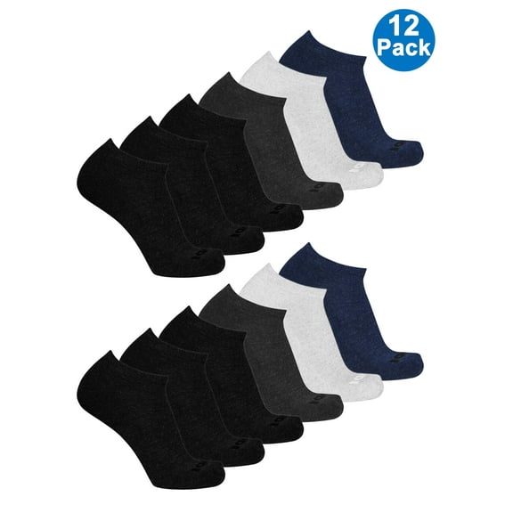 Men's Low Cut Value Multi, 12PK