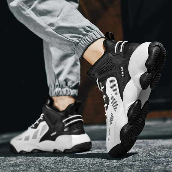 Men's Low-Top All-Season Running Sneakers - Breathable (Super Fiber) Sneakers with Cushioned Rubber Sole for, Gym, - Minimalist All-Terrain Traction & Comfortable Fit