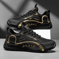 thumbnail image 1 of Men's Low Top Lace Up Fashion Sneakers, Lightweight Casual Walking Shoes for Daily Wear, 1 of 6