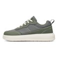 thumbnail image 1 of Men's Low Top Lace Up Thick Sole Casual Sneakers Mesh Spliced Upper Platform Daily Walking Shoes, 1 of 10