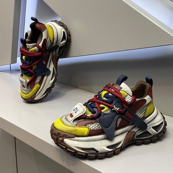 Men's Low-Top Sneakers Compatible for - Casual Shoes - Lightweight Upper & Rubber Sole, Cushioned Insole, Neutral Color Low-Top (/) - Versatile Daily Walking, Gym, Office & -Casual Wear - Dad Shoes