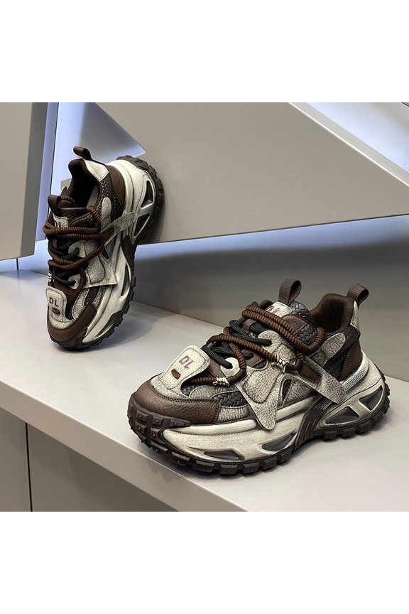 Men's Low-Top Sneakers Compatible for - Casual Shoes - Lightweight Upper & Rubber Sole, Cushioned Insole, Neutral Color Low-Top (/) - Versatile Daily Walking, Gym, Office & -Casual Wear - Dad Shoes