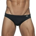 thumbnail image 1 of Men's Low Waist Bikini Briefs Solid Color Nylon Swimwear Tie Side Embarrassing Beach Shorts, 1 of 4