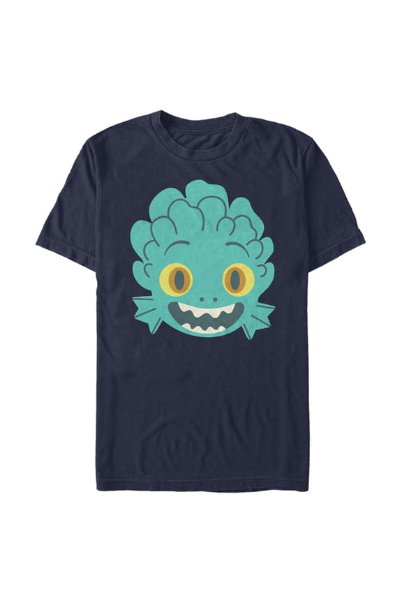 Men's Luca Smile  Graphic Tee Navy Blue Medium