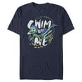 thumbnail image 1 of Men's Luca Swim With Me  Graphic Tee Navy Blue Large, 1 of 5