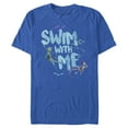 thumbnail image 1 of Men's Luca Swim With Me Sea Monsters  Graphic Tee Royal Blue 3X Large, 1 of 5