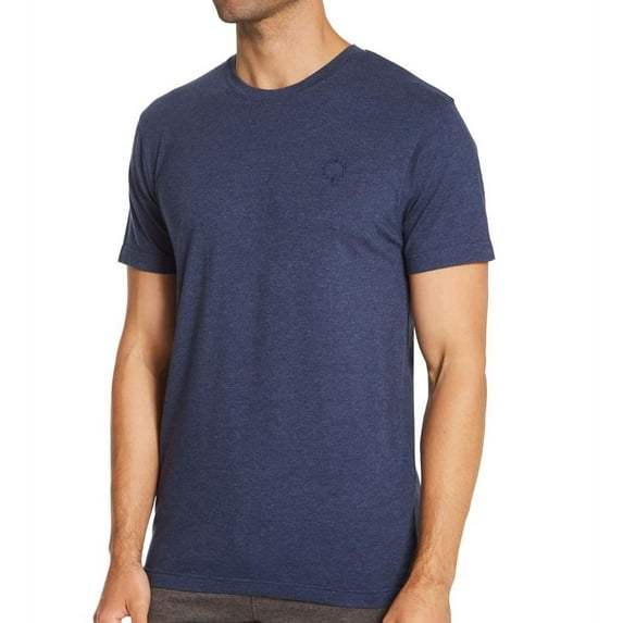 Men's Lucky 00CLT11 Cotton Stretch Crew Neck T-Shirt (Mood Indigo L)