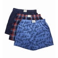 thumbnail image 1 of Men's Lucky 211PB09 Core Woven Boxers - 3 Pack (Plaid/Black Iris/Blue S), 1 of 1