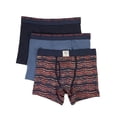 thumbnail image 1 of Men's Lucky 213VB07 Wild Heart Stretch Boxer Briefs - 3 Pack (Indigo/Baked/Vintage S), 1 of 2
