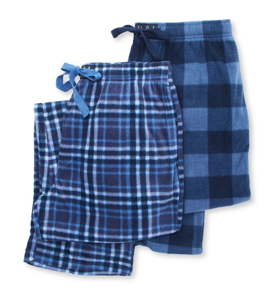 Lucky Brand Men's Pajama Pants - Ultra Soft Fleece Sleep and Lounge Pants  (2 Pack)