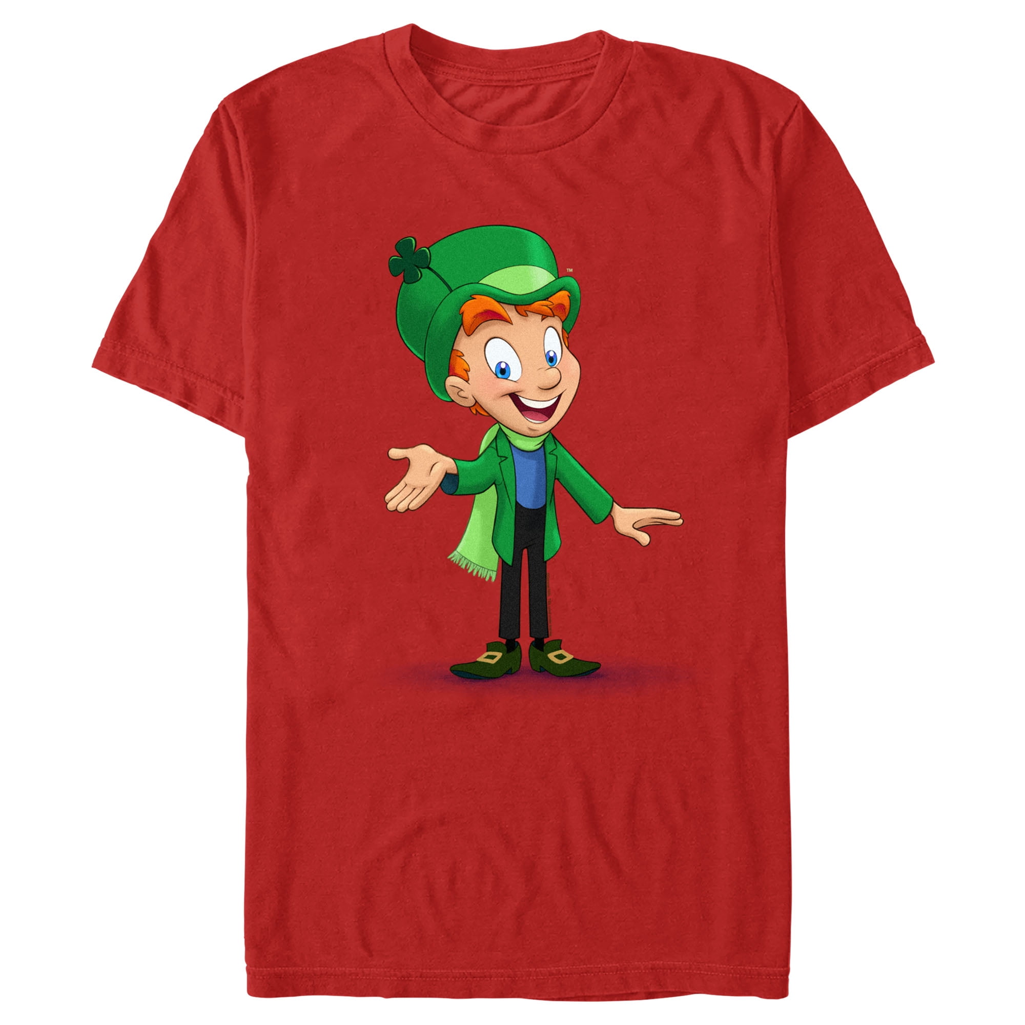 LUCKY CHARMS Tシャツ　Lサイズ Amazon.com: Lucky the Leprechaun Logo Soft Touch Tee-small Kelly