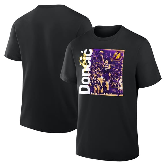 Men's Luka Don-i- Black Los Angeles Lakers  Legacy T-Shirt