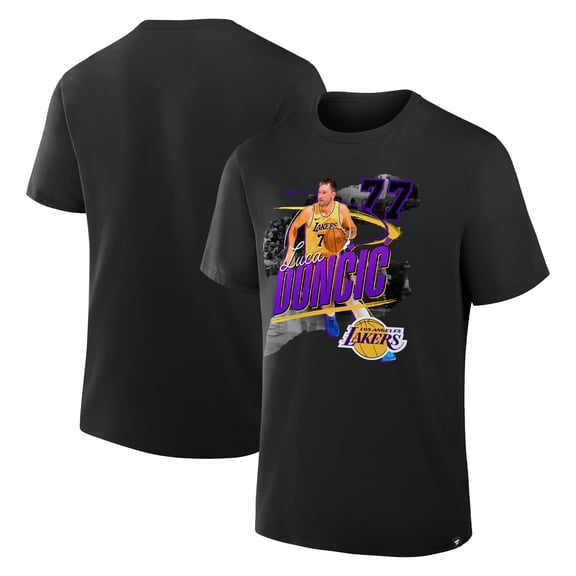 Men's Luka Don-i- Black Los Angeles Lakers Start of Season T-Shirt