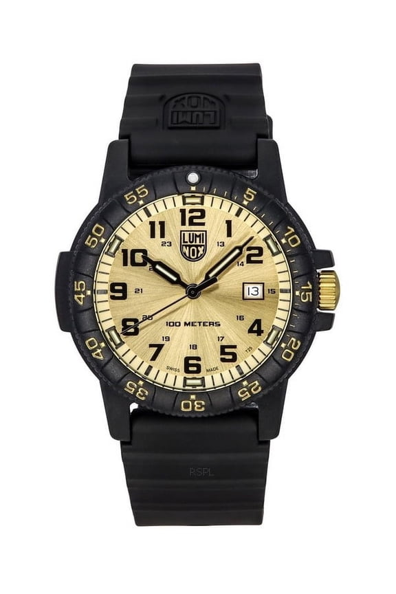 Men's Luminox Leatherback Sea Turtle Giant Black 44mm Watch 0325.GP