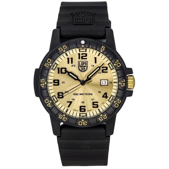 Men's Luminox Leatherback Sea Turtle Giant Black 44mm Watch 0325.GP