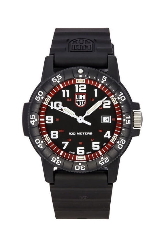 Men's Luminox Leatherback Sea Turtle Giant Black 44mm Watch XS.0335