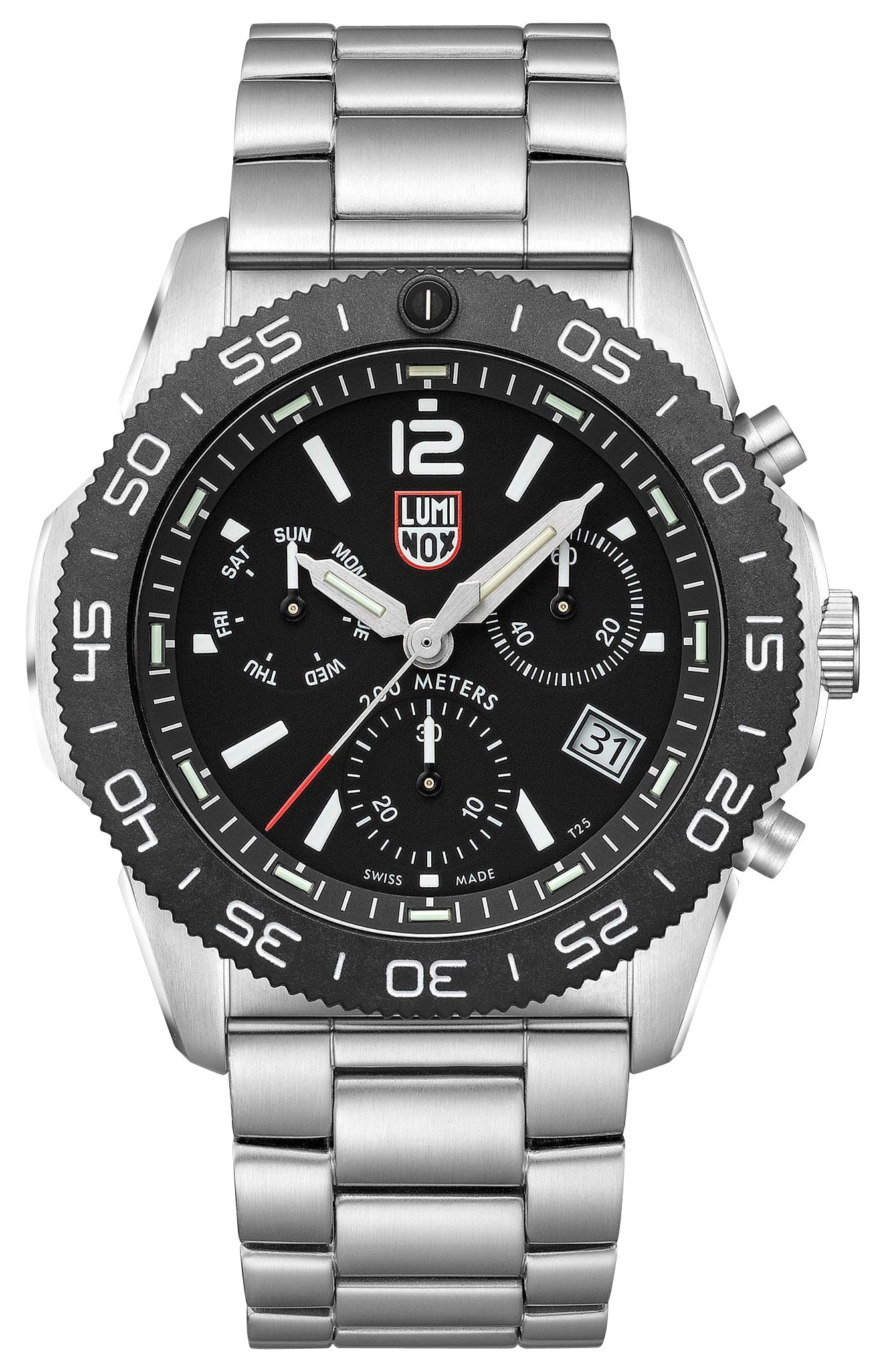 Men's Luminox Pacific Diver Chronograph Steel Swiss Watch XS.3142