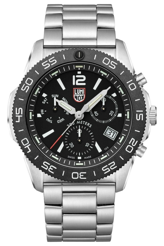 Men's Luminox Pacific Diver Chronograph Steel Swiss Watch XS.3142