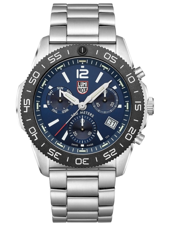 Men's Luminox Pacific Diver Chronograph Steel Swiss Watch XS.3144