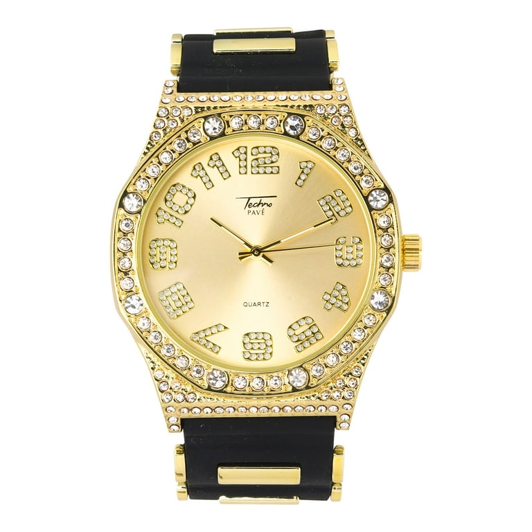 Iced out octagon watch cheap