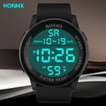 thumbnail image 1 of Men's Luxury Military Waterproof Watch with Analog-Digital Display and LED Backlight, 1 of 3