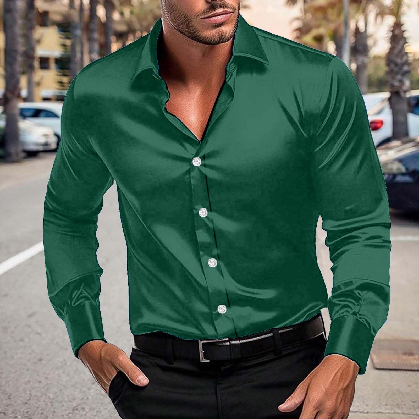 where to buy cheap dress shirts Amazon.com: Mens Dress Shirts Regular Fit Long Sleeve Business Casual Dress  Shirt for Men Wedding Party Prom Formal Shirt Top Blue : Clothing, Shoes &  Jewelry
