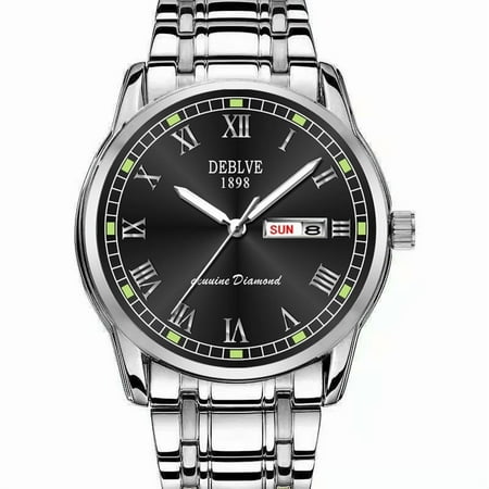 Men's Luxury Ultra-Thin Automatic Watch, Minimalist, Business Style with Luminous & Water-Resistant Functions
