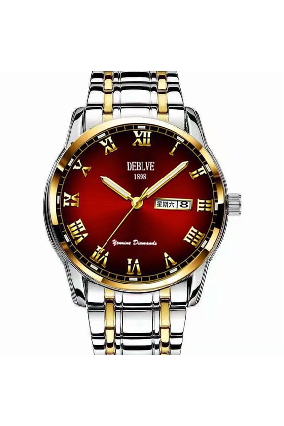 Men's Luxury Ultra-Thin Automatic Watch, Minimalist, Business Style with Luminous & Water-Resistant Functions