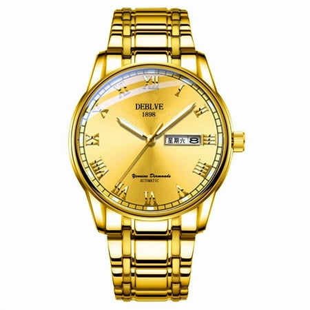 Men's Luxury Ultra-Thin Automatic Watch, Minimalist, Business Style with Luminous & Water-Resistant Functions