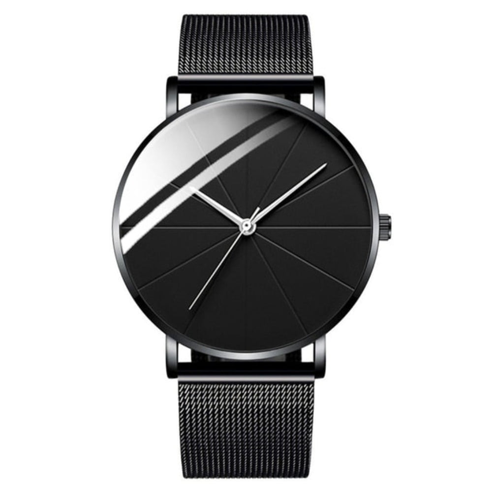 Men's Luxury Ultra Thin Stainless Quartz Watch - Walmart.com