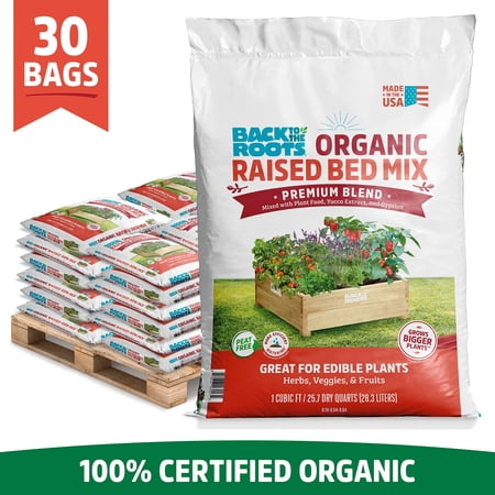 Organic Value Bulk Raised Bed Mix Pallet (30 1 cu. ft. bags)