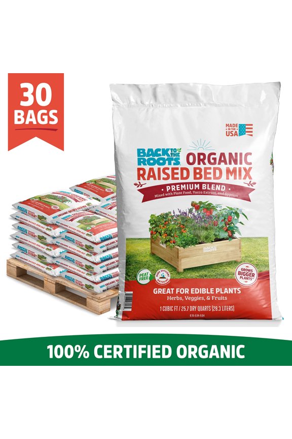Organic Value Bulk Raised Bed Mix Pallet (30 1 cu. ft. bags)