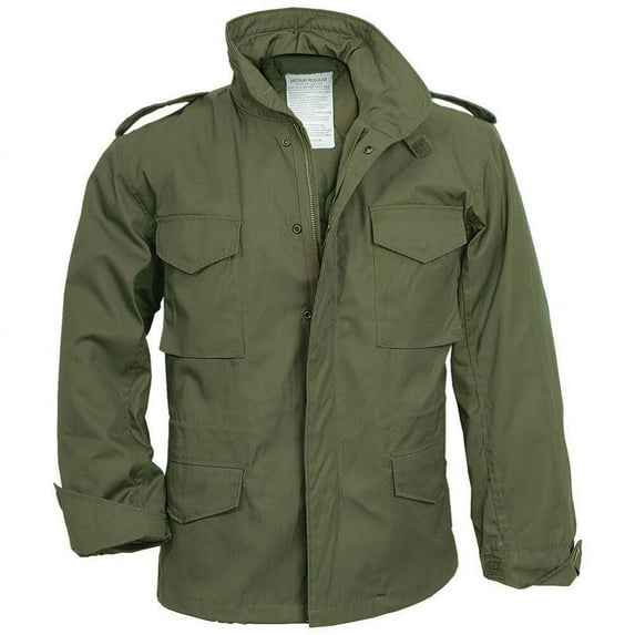 Men's M-65 Field Military Contractor Jacket Polycotton, Colors