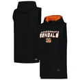 thumbnail image 1 of Men's MSX by Michael Strahan Black Cincinnati Bengals Captain Sleeveless Hoodie T-Shirt, 1 of 3