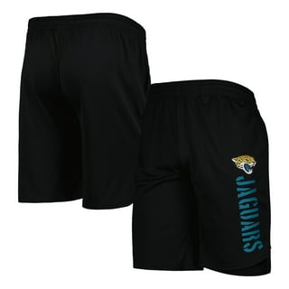 Jacksonville Jaguars Concepts Sport Alley Fleece Shorts - White/Charcoal