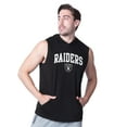thumbnail image 1 of Men's MSX by Michael Strahan Black Las Vegas Raiders Action Sleeveless Pullover Hoodie, 1 of 3